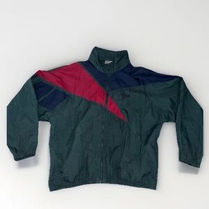 Vintage 90s Reebok Windbreaker Jacket Full Zip